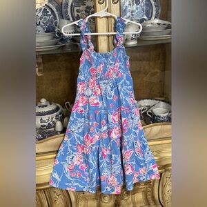 Lilly Pulitzer Mini Hadly maxi Dress in Bahamian Rhapsody XS 2-3 toddler girls